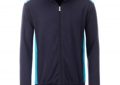 Langarm Jacke schwarz blau